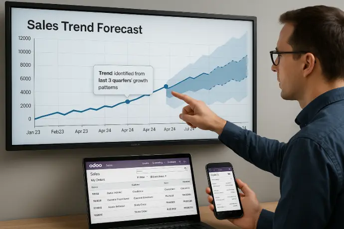 Odoo Enterprise ERP + Power BI — and it’s turning ordinary businesses into data-driven powerhouses. Predictive Sales Trends