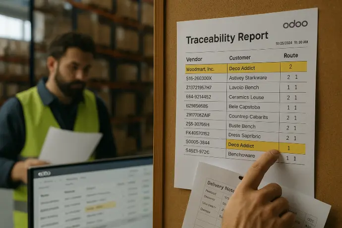 Partner in Traceability Report Gain full traceability across the supply chain with vendor and customer names now included in traceability reports