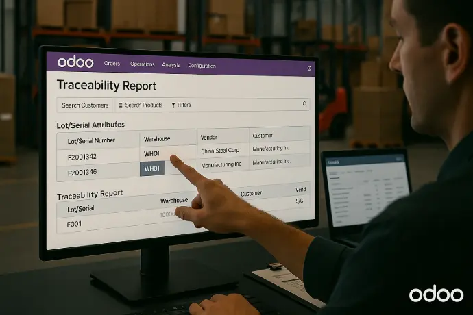 Warehouse in Traceability Report   Warehouse short codes are now included in traceability reports for improved location accuracy