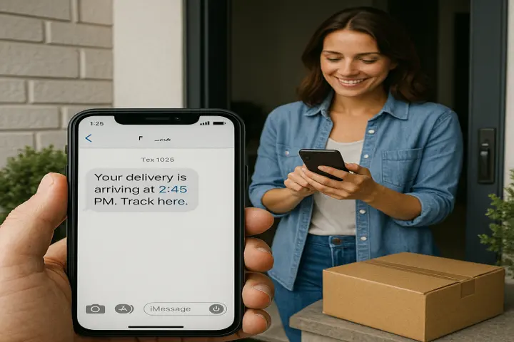 4. Customer Notifications (SMS/Email) Keep customers informed with automated notifications about estimated delivery times, updates, and completed deliveries—driving customer satisfaction and reducing support calls.     Keep customers informed with automatic SMS or email alerts throughout the delivery process.  Mundo Wholesale Distributors had a spike in missed deliveries during peak periods. After activating customer notifications, clients began receiving real-time updates with ETAs—leading to a 26% drop in failed delivery attempts and a noticeable lift in customer satisfaction.